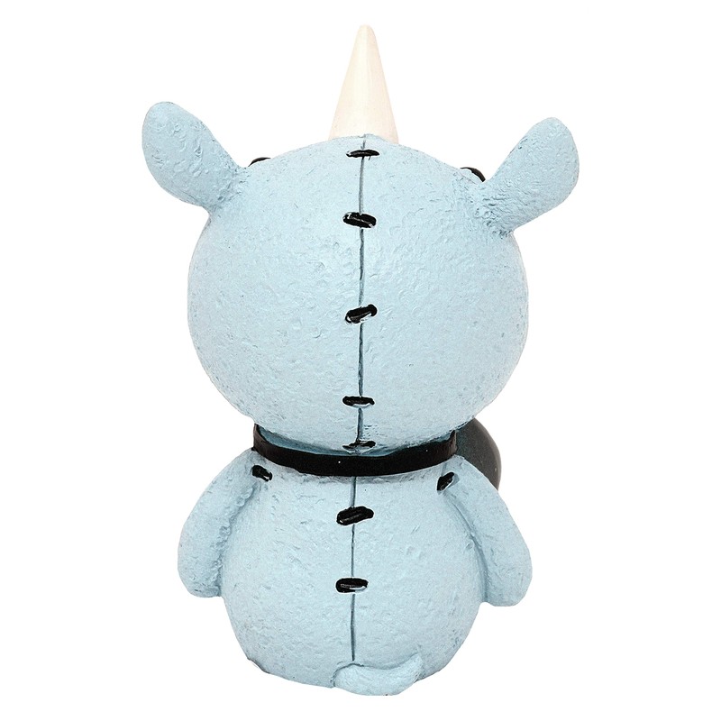 Mysticalls Furrybones Rhino Gothic Fantasy Skull Figurine