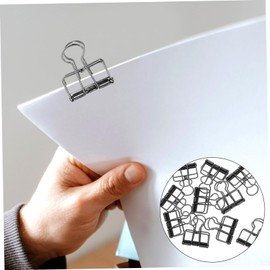 Hohopeti 10pcs Metal Binder Clips Paper Clamps for Office Document Organization Compact and Lightweight Paper Clips for Home and Office Use