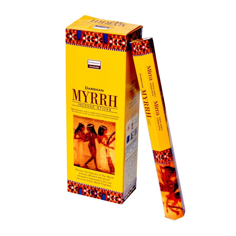 Incienso de Mirra – Caja de 120 palos – Darshan