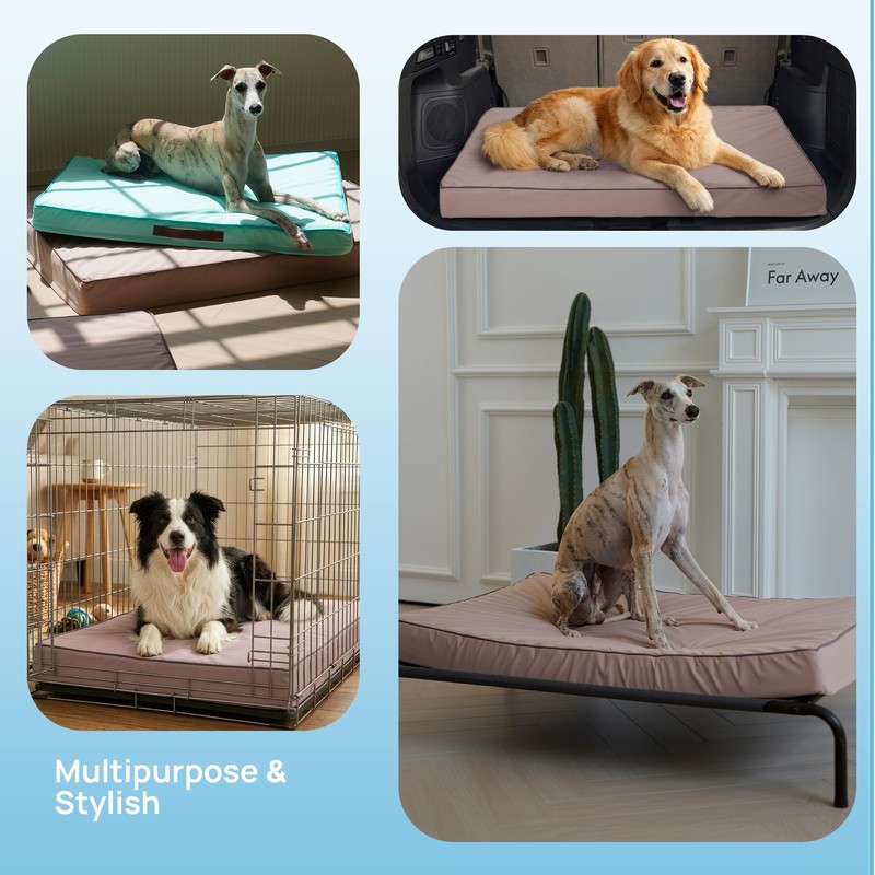 blunique Cooling Dog Bed Large Sized for Summer, Q-Max >0.45