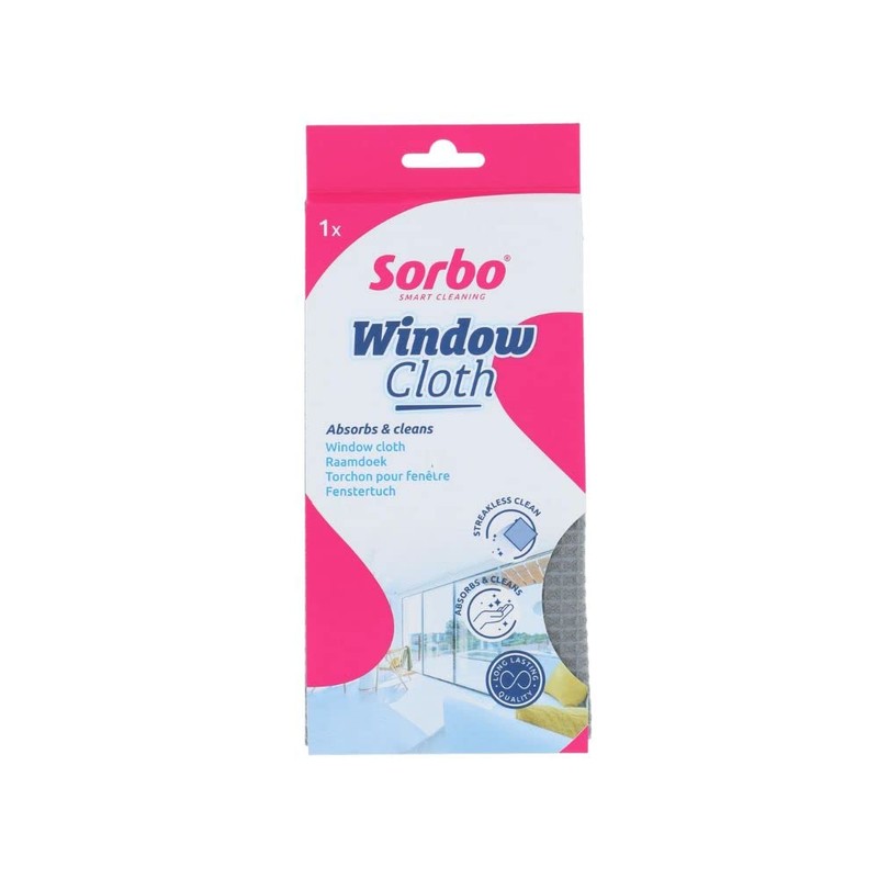 Sorbo 96093 Window Cloth, Polyester, Blue, 1 x 10 x