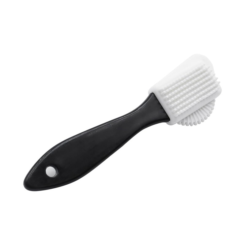 ANCLLO 4 Sideds Suede Multifunctional Nubuck Brass and Nylon Bristle