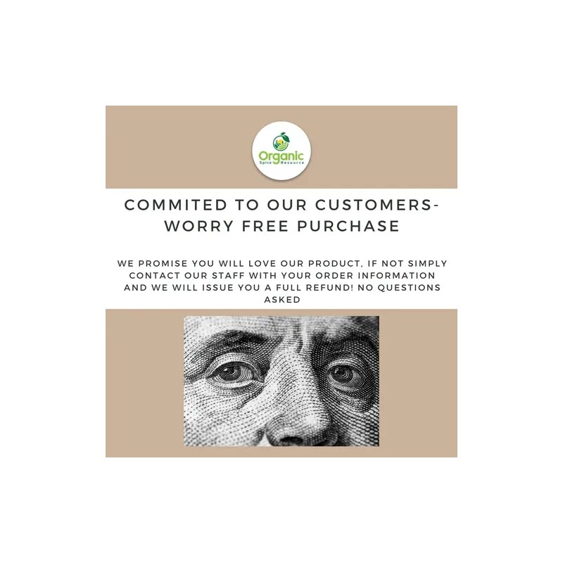 Organic Spice Resource Cúrcuma Orgánica En Polvo 454 G