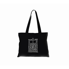 Tardis Tote Bag Black