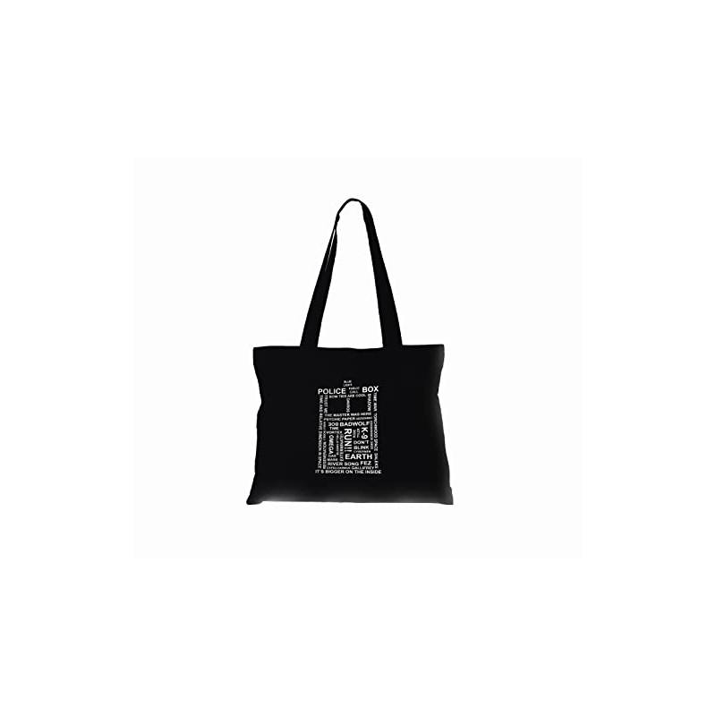 Tardis Tote Bag Black