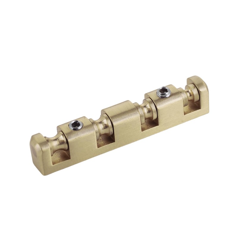 DIAO79NI Bass Guitar Nut Brass Roller Nut 38mm Adjustable Bass