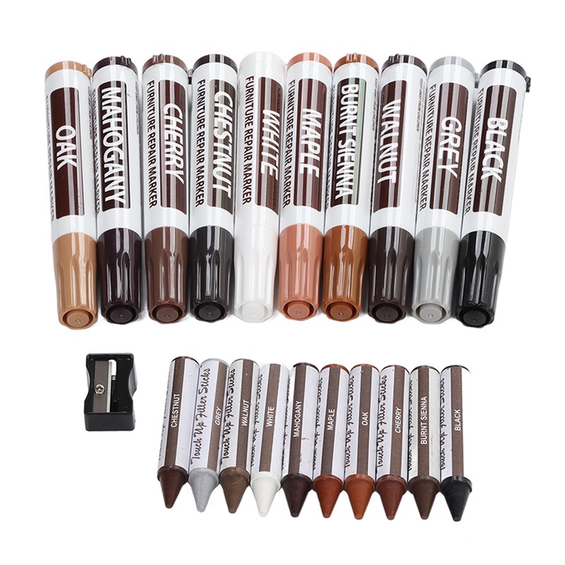 10Pcs Furniture Markers Waterproof Quick Dry Scrub Resistant Widely Used