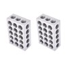 raseparter 1-2-3 Blocks Matched Pair Hardened Steel 23 Holes (1x2x3)