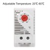 MECCANIXITY Mechanical Switch Thermostat KTO011 Cabinet Temperature Controller 20-80°C Adjustable
