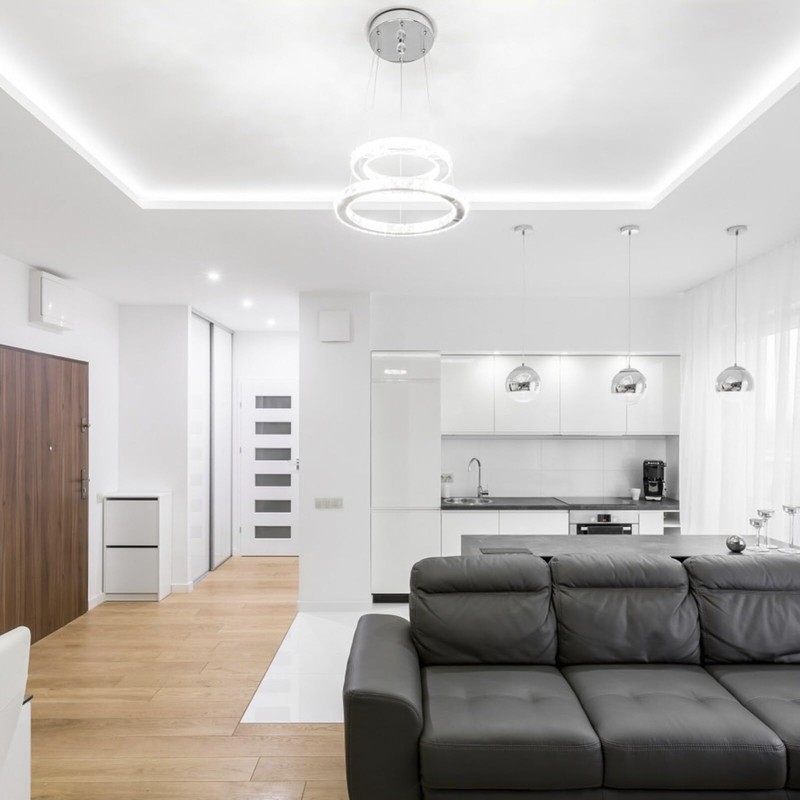 Uonlytech LED Ceiling Light 5730 Smd Magnetic Circular Lamp Bar