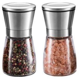 Molinillos de Pimienta, Moledor, Molinillo para Sal y Pimientas, Molinillo de Cocina, Manual Molinillo de Café, Portátil para Viajes Camping