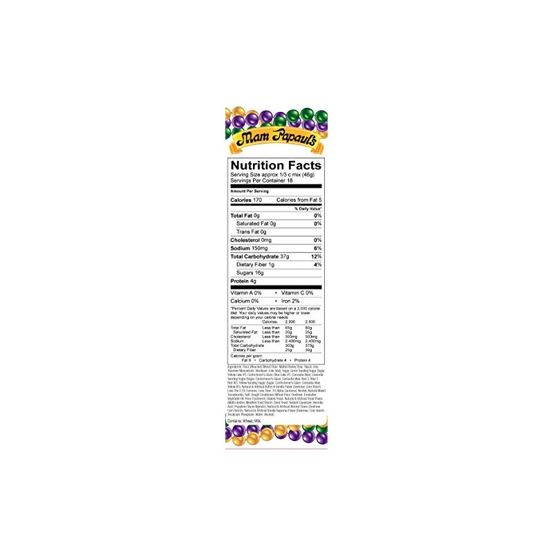 Mam Papaul's King Cake Mix with Praline Filling