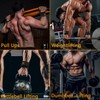 Weight Lifting Wrist Strap with Durable Double Layer Leather, Adjustable