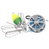 Stretch Fish Lock Raft with Reel Boat Fishing Stainless Steel