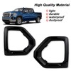 BINQIGOO 1 Pair Front Fog Light Bezel Cover Exterior Trim