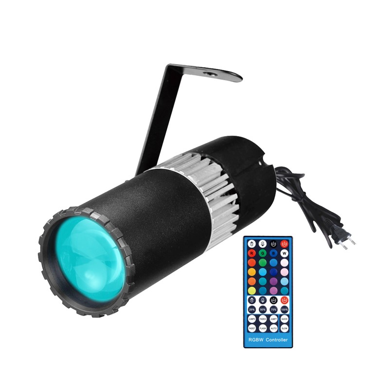 LED Pinspot Light, SENLAN 15W RGBW 4-in-1 SMD 5050 LED