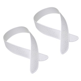 Hasegawa Kimono Lins Collar Core Clear Type Straight Type 2-Piece Set, white