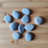 ZEN&TAO Small Size Smooth Flat Pebbles Hand Picked Stacking Stones