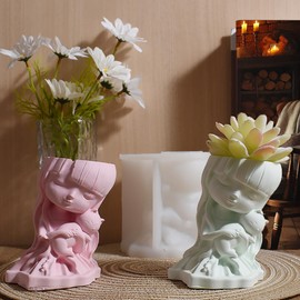 Cat Girl Silicone Molds for Resin Casting & Candle Making - 3D Jewelry Mold Craft Supplies