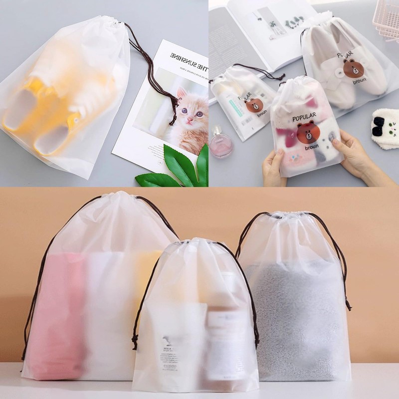 Shoe Bag with Drawstring Shoe Bag, Waterproof Drawstring Bag, Matte