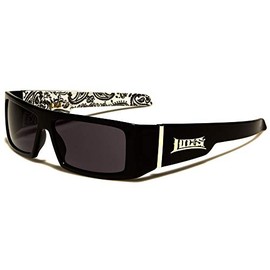 white bandana pattern Locs Shades