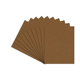 Brown 5x7 Backing Board - Uncut Photo Mat Board (10-Sheets)