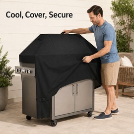 Waterproof Outdoor Grill Cover – Anti-UV BBQ and Gas Grill Protection Cover 80x66x100cm