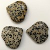 VIE Mini Crystal Heart, 2-3cm, Dalmatian Jasper