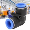 Fafeicy 10pcs PV 12mm Plastic Equal Angle Quick Coupling Pneumatic
