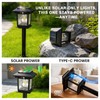 Icnice Solar Pathway Lights Outdoor, 6 Pack Bright Solar Lights