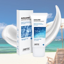 Santé Azulene Soother Sun Essence Sun Cream 75g / 상떼 아줄렌 수더 선 에센스 선크림 75g