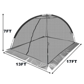 ANDGOAL Pond Cover Net - Outdoor Pond Protection, Keeps Out Leaves, Animals, Debris