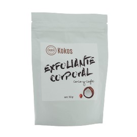KOKOS Organic, Exfoliante Corporal, Exfoliante Café y Coco, Ayuda a Tonificar la piel, Ayuda a prevenir y reducir celulitis y estrías, Combate la resequedad en la piel, Contenido 250 gr