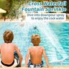 Klleyna Water-Fountain Dual Spray Swimming-Pool-Accessories - Upgrade Above/Inground Waterfall Cooler,