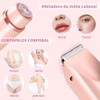 Depiladora Eléctrica y Rasuradora para Mujer 2 en 1, Doble