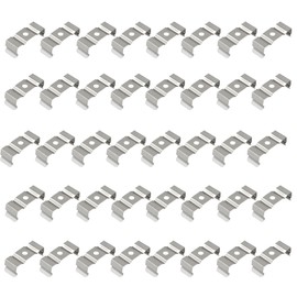 Murtenze T8 Led Light Clips Bracket Hanger for Integrated Tube Light Fixture - Tube Holder Mounting Brackets for LED Light Tube, Pack of 40