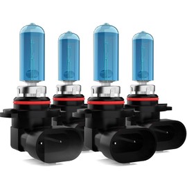 ZPXGIZT Light Bulbs Fit For Chrysler 300 2016-2018, 9005 9005 High Low Beam High Performance Halogen Headlight Bulb Combo, 6000K White Light, Pack of 4