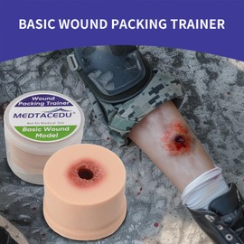 Wound Tourniquet Bleed Stop Training KIT, Stop The Bleed Practice Kit, Blood Control Kit,Wound Packing Trainer for Medical Education
