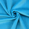 kullaloo Plush Fabric | Solid Blue Minky Fabric for Sewing