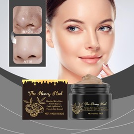 Honey Mud Gesichtscreme, 100 G Bienengesichtscreme Honig Anti Falten Creme Honig-Gesichtsfeuchtigkeitscreme Beruhigende Reparierende Creme, Fördert Die Reparatur Geschädigter Und Trockener Haut