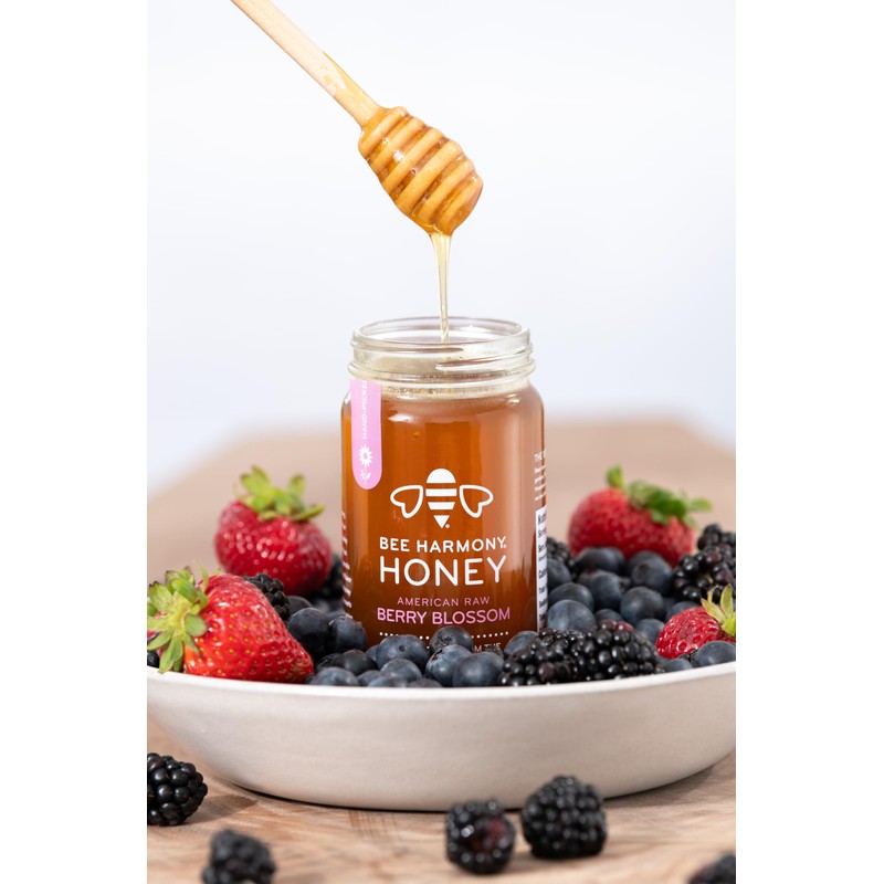 Bee Harmony Honey 5 Pack Variety Pack, Contains 5 jars,