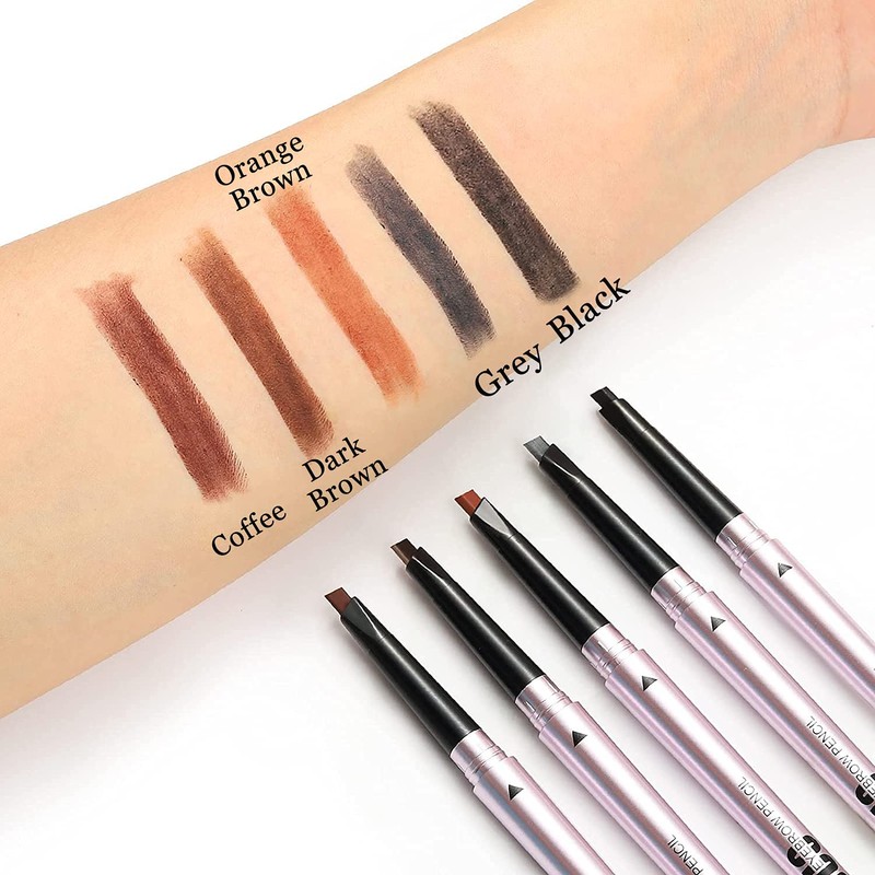 Mihqy Eyebrow Pencil, with Eyebrow Brush, Double Ended Precision Waterproof