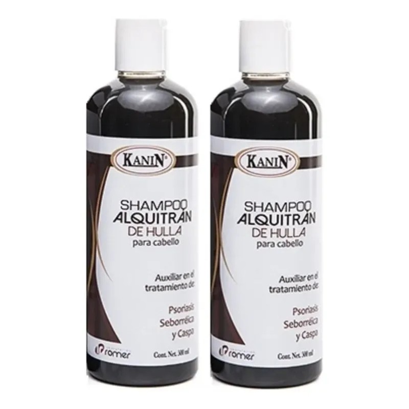 Paq 2 Shampoos Alquitran De Hulla Control Psoriasis Y Caspa