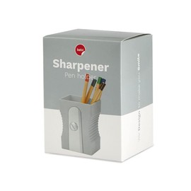 balvi Sharpener Pencil Holder Grey in the Shape of a Pencil Sharpener Plastic