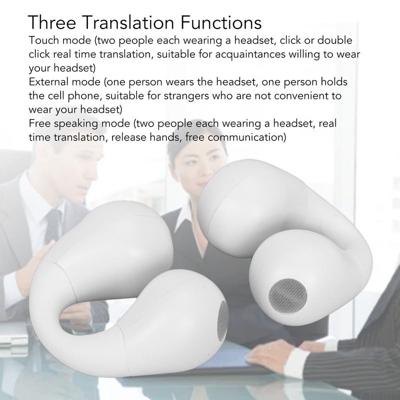 Language Translator Earbuds 144 Languages Bluetooth 5.3 Noise Reduction Wireless