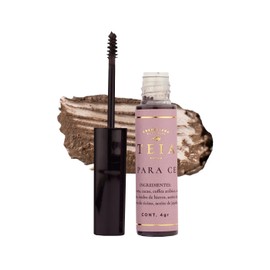 TEIA COSMETICOS Gel para peinar y estilizar cejas de ingredientes naturales (tono café claro)