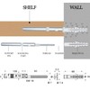 ED Heavy-Duty Conceal Floating Shelf Support Brackets Invisible 12mm Pin