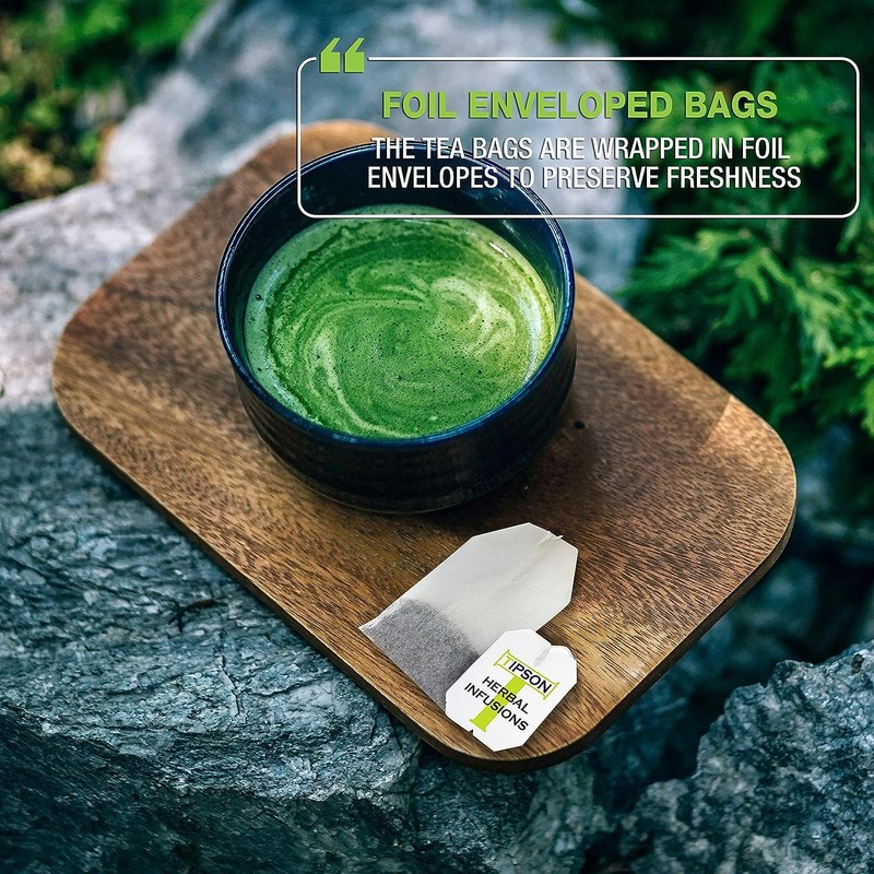 Tipson Organic Matcha Variety Sampler - 6 Flavors (60 Tea