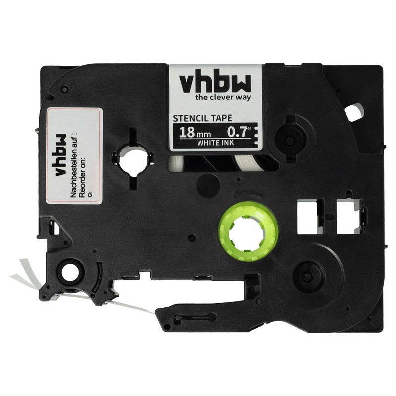 vhbw Stencil Tape Replacement for Brother ST-141, STE-141 for Labelling