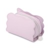 Francfranc Wave Shape Pouch Small Light Purple Makeup Pouch Trinket